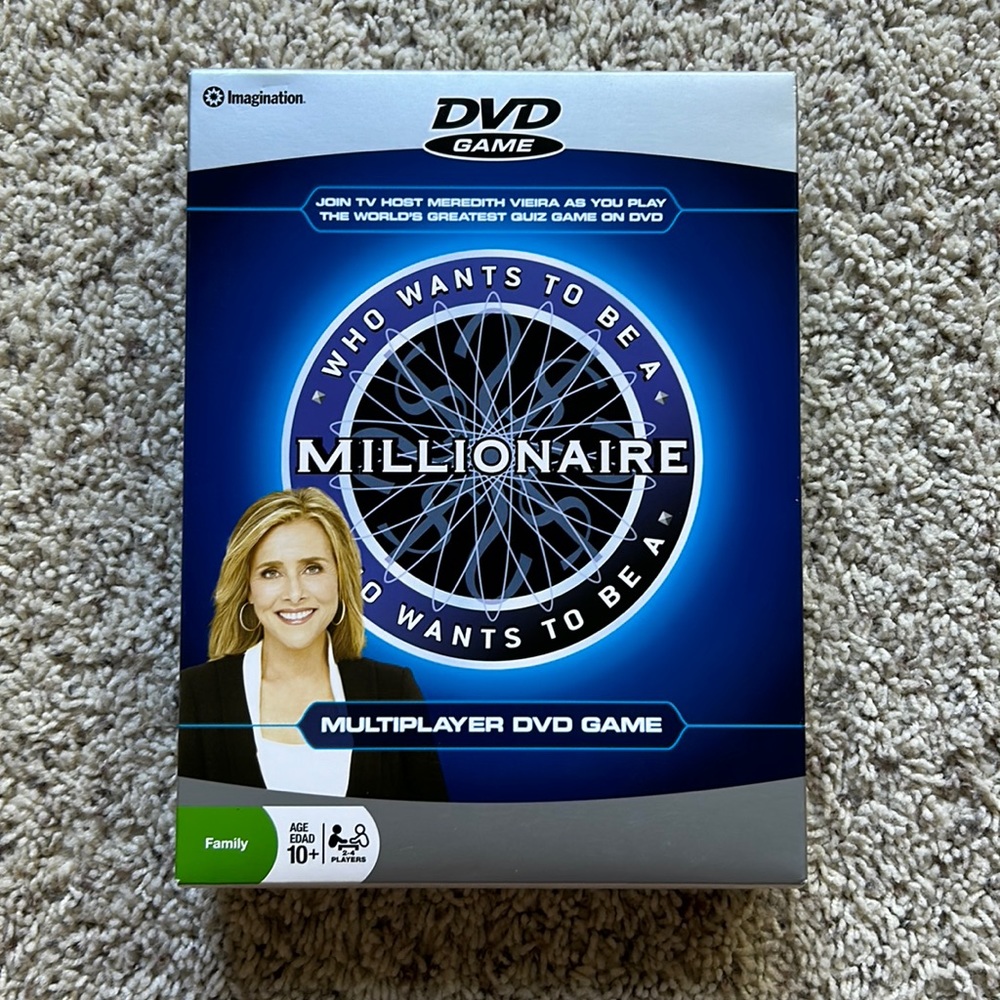 WHO WANTS TO BE A MILLIONAIRE DVD GAME - NEW IN BOX